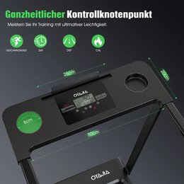 Treadmill Walking Pad for Home 3in1 Folding Under Desk Treadmill 2.5HP Smart Walking Treadmill with APP & LED Display