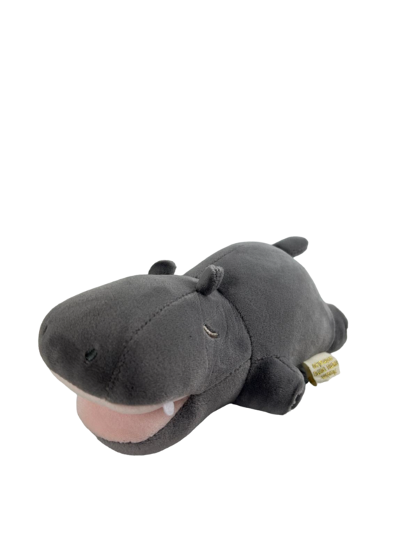 Nemu nemu knuffel - Nijlpaard - Nijlpaard - Maat S - 15 cm - Sleutelring