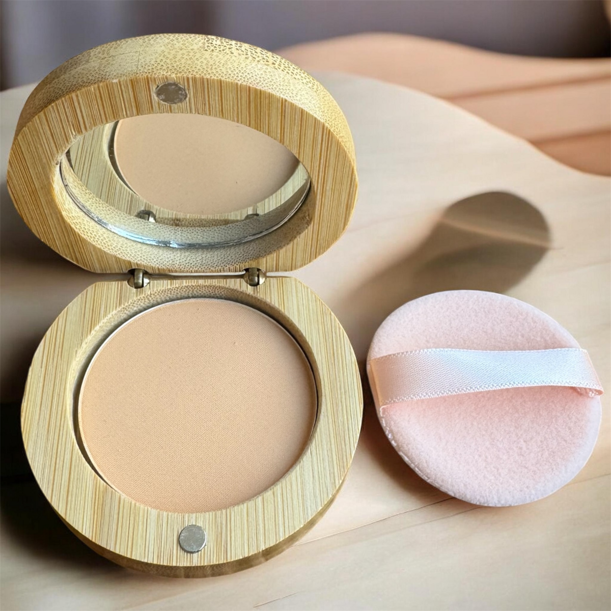 Poudre Compacte Minérale Matifiante SOLEIL – Sans Talc ni Mica naturel
