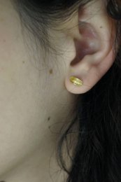 Real Olive Leaf Earrings, Handmade Nature Jewelry, Organic Tree Studs, Gift for Success & Longevity, Gold or Sterling Silver 925