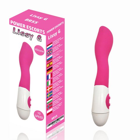 Power Escorts - BR55 - Lissy G Pink G Spot Vibrator - 10 -Gang