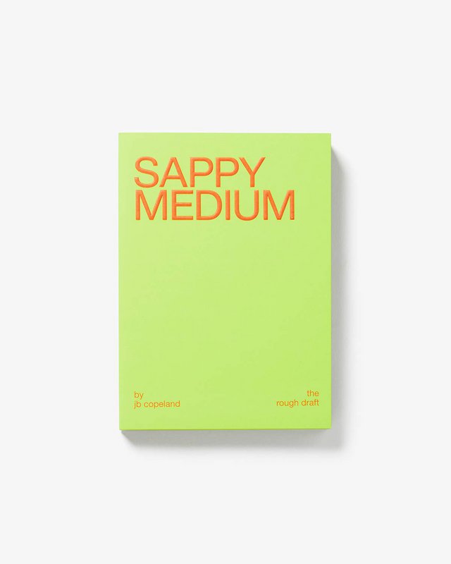 Sappy Medium Book door JB Copeland | Korte geschriften over het leven