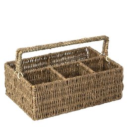 Organisateur de condiments de cuisine | Couverts Ustensiles Couverts Caddy & Fournitures de bureau (Seagrass)