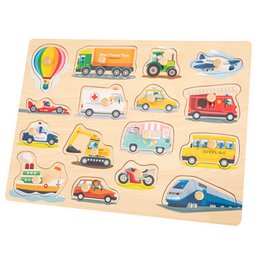Puzzle à boutons - Transport - grand