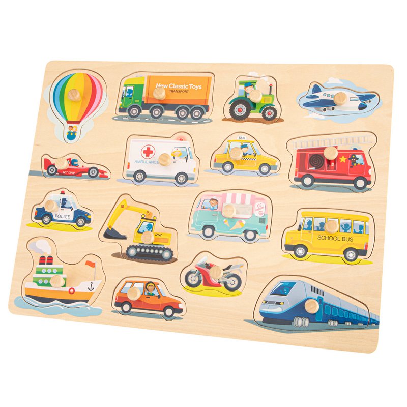 Puzzle à boutons - Transport - grand