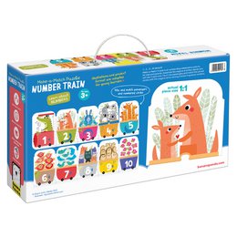 Train de nombres de puzzle à faire correspondre