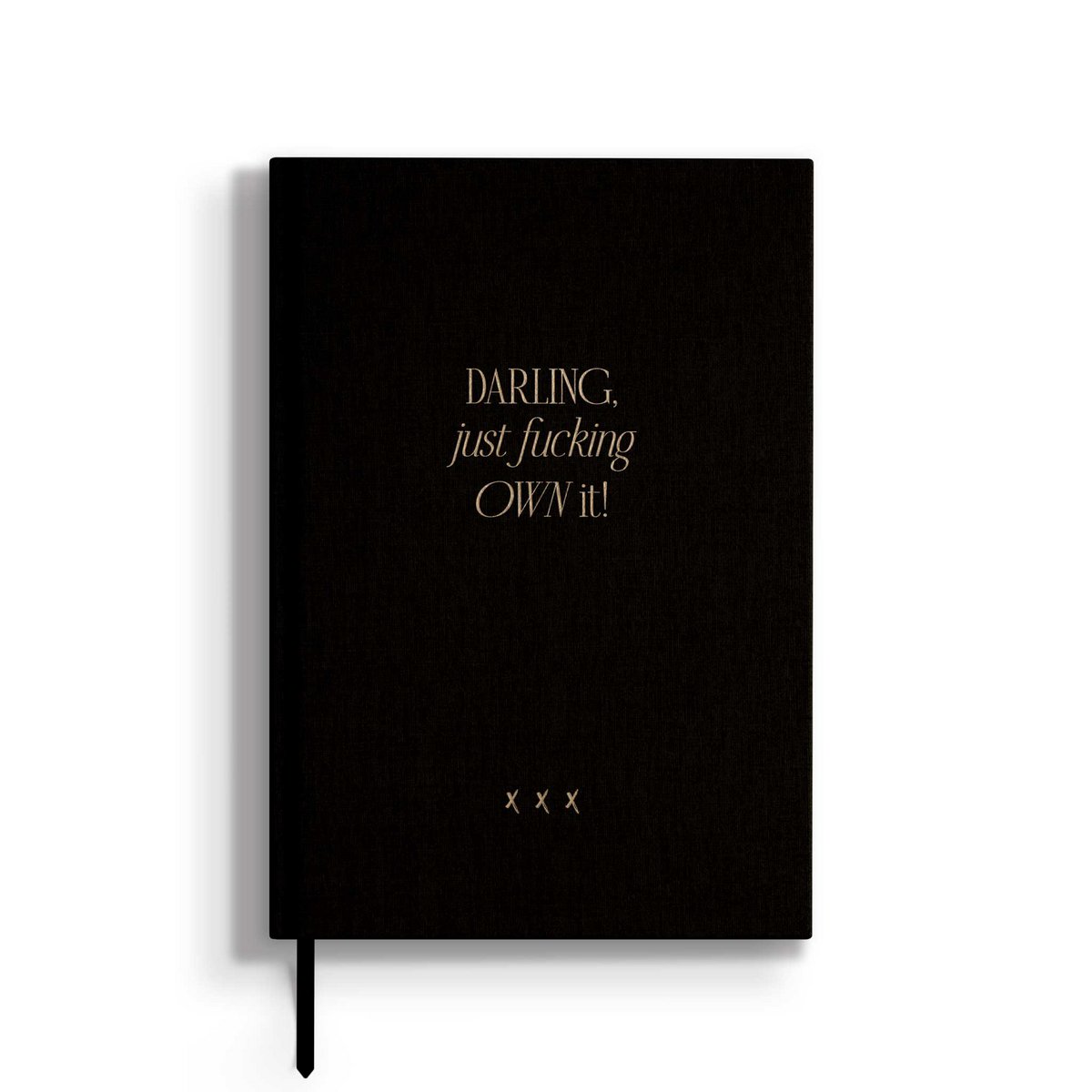 Notebook "Darling", A5, linen cover