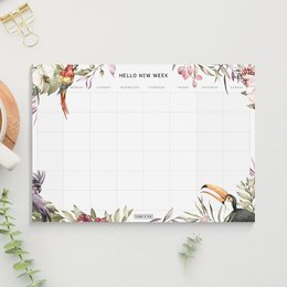 Agenda settimanale Tropical A4