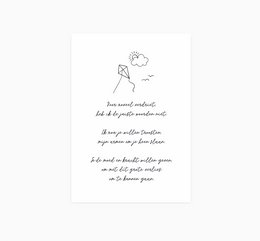 A6 Postcard || Strength || Poem