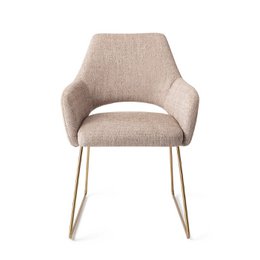 Jesper Home Yanai Dining Chair Slide Gold