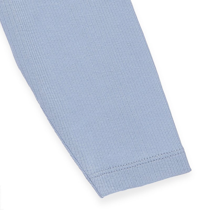 Baby -leggings - Fancy Rib - Blue