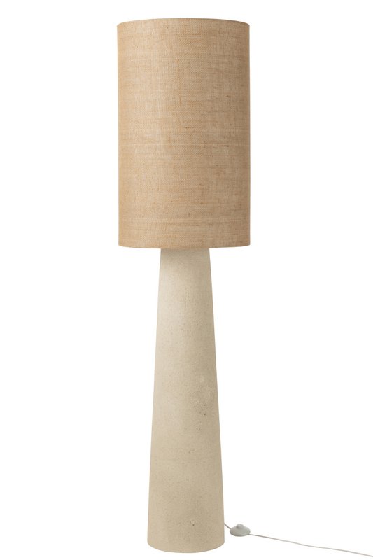 J-Line floor lamp Ava - fiberglass/jute - natural - large