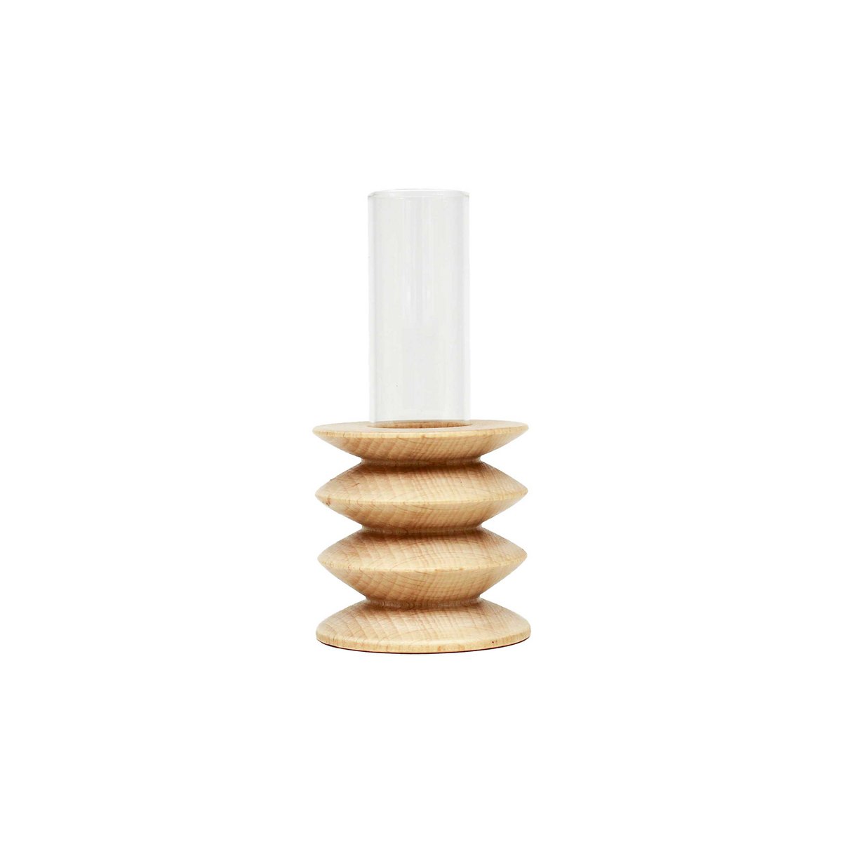Totem Holzvase - Kurz Nr. 2