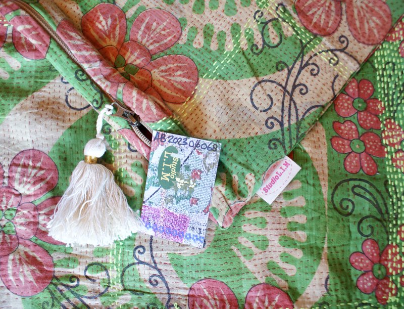 Funda Cojín Vintage Kantha 40x60 cm