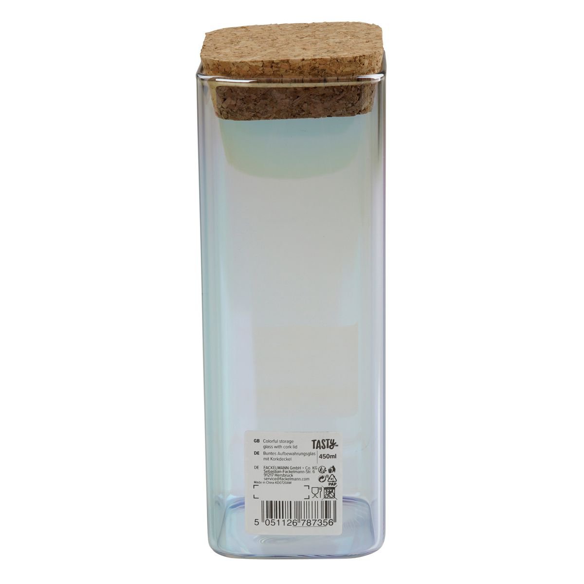 Opbevaringsboks i glas 450 ml Tasty Green