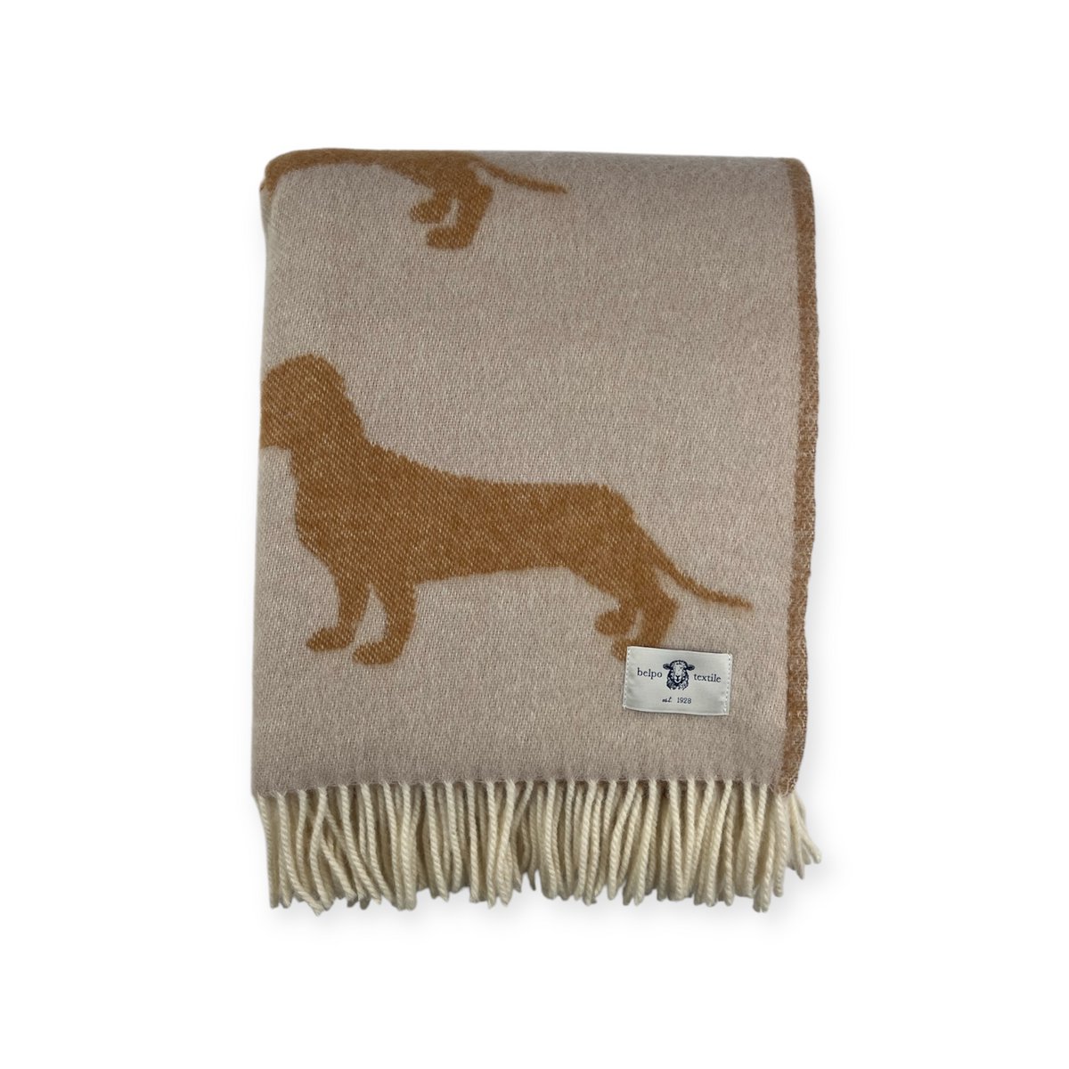 Teckel Plaid Terracotta/beige