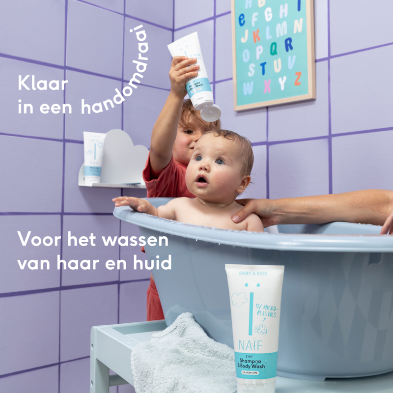 2 in 1 Shampoo & Body Wash 0% Perfume 200ml