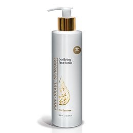 Purifying face tonic with natural ingredients for cleansing and refreshing skin.