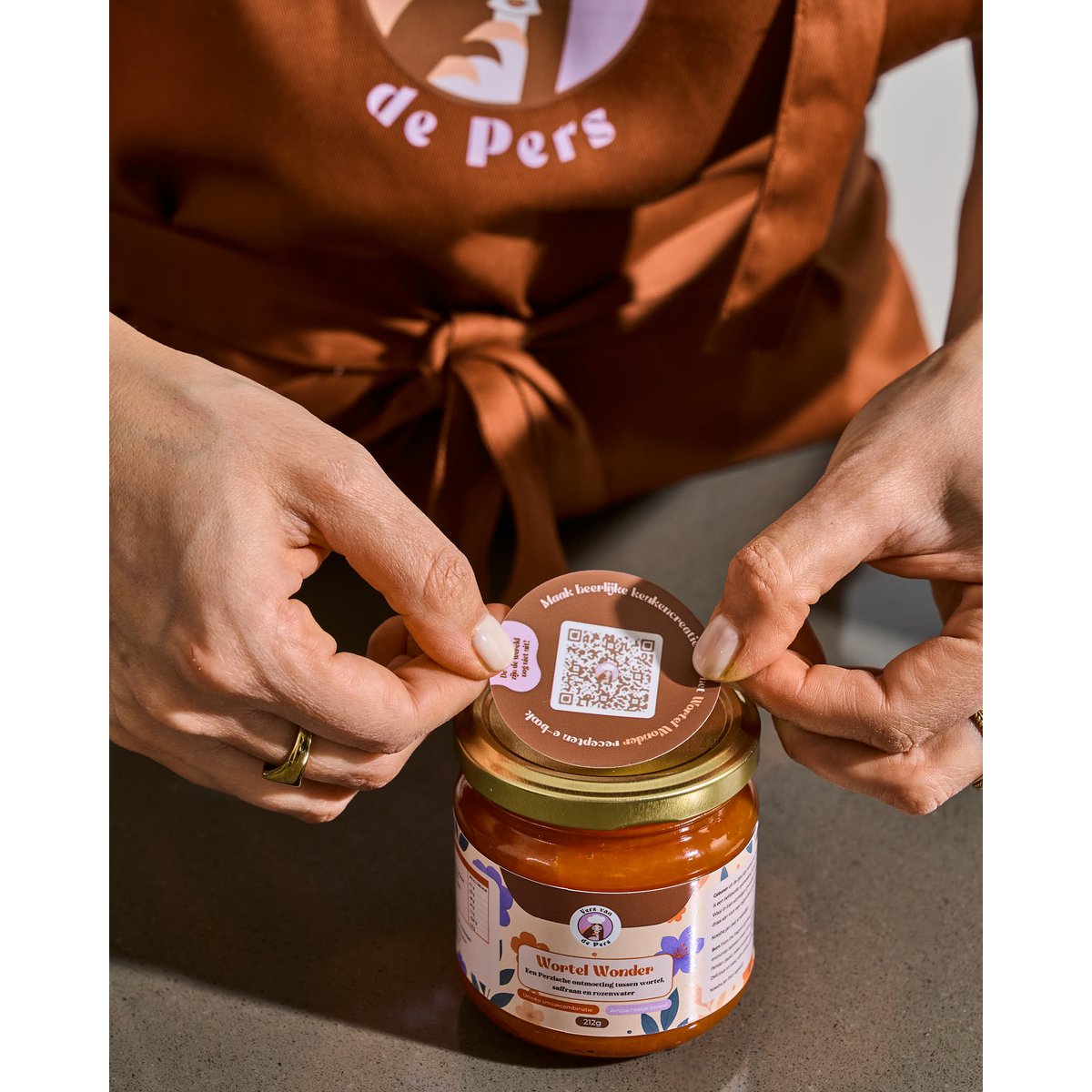 Wortel Wonder Duo - 2 potten Perzische spread met saffraan en rozenwater