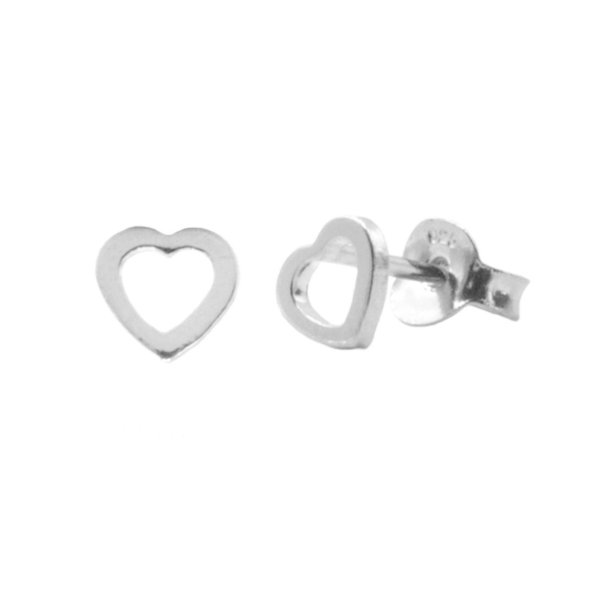 Oorstekers Cuore 925 zilver