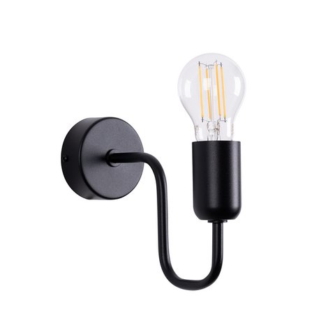 Black VECTOR wall lamp