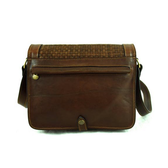 Bolso señora de piel 23,5 cm. largo x 20 cm. altura