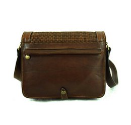 Bolso señora de piel 23,5 cm. largo x 20 cm. altura