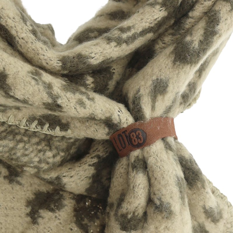 Schal Nina Leopard Olive