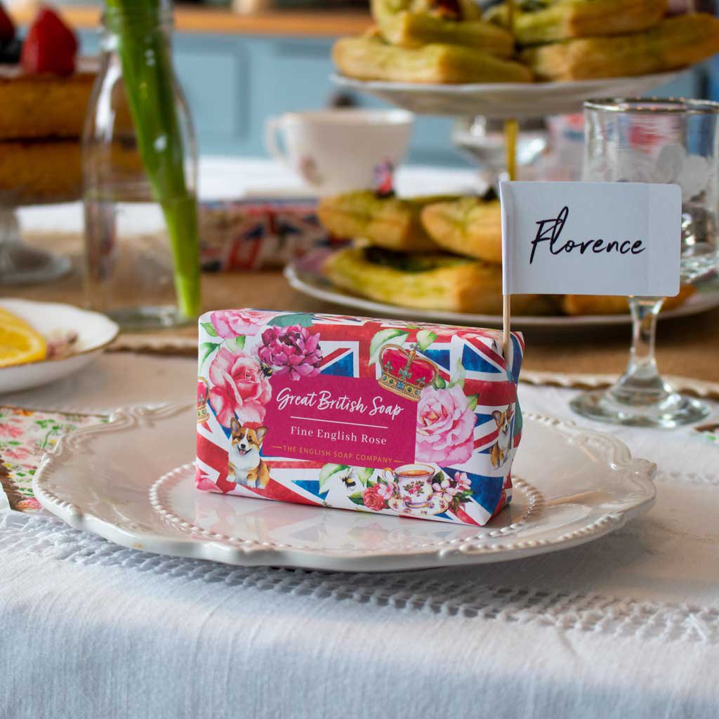 ENGLISH SOAP C° 190g zeep - Great British Soap - Rose