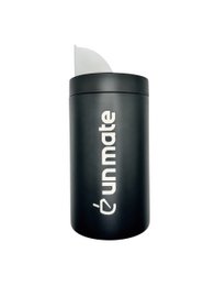 Un Mate Black Yerbera - boîte en étain, récipient pour yerba mate avec distributeur