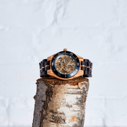 Wooden Mechanical Watch, Modern Wrist Watch, Analog Watch For Men, Eco Friendly Watch, Accessories And Watches, Holiday Gifts ~ The Rosewood