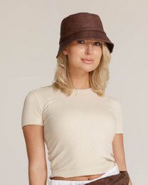 Keller │ Classic Leather Bucket Hat