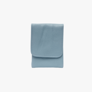 Pooch leather | Stylish Reward Bag for Dog Treats and Poo Bags - Light Blue