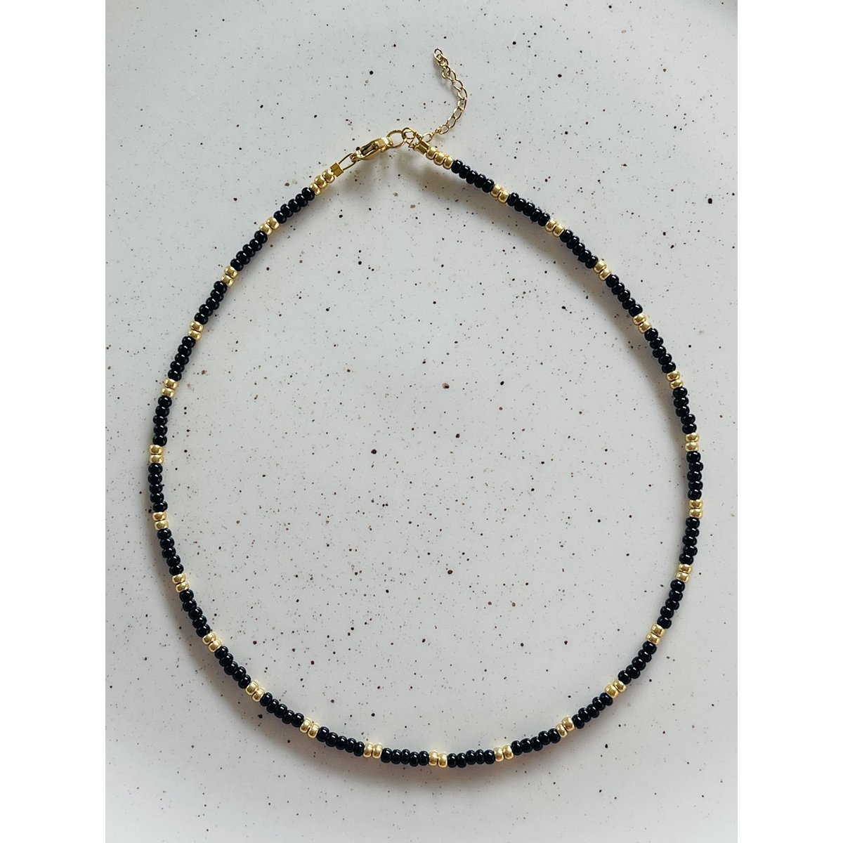 Ketting Zwart en goud