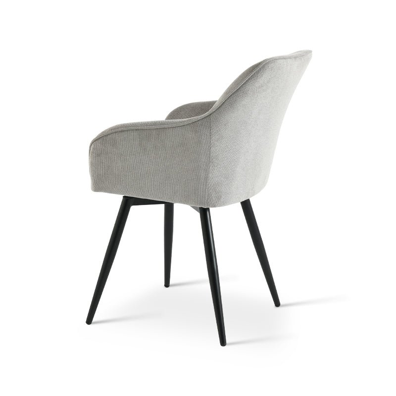 Sienna fauteuil [set van 2] [linnenstof] [360 graden draaibare voet]