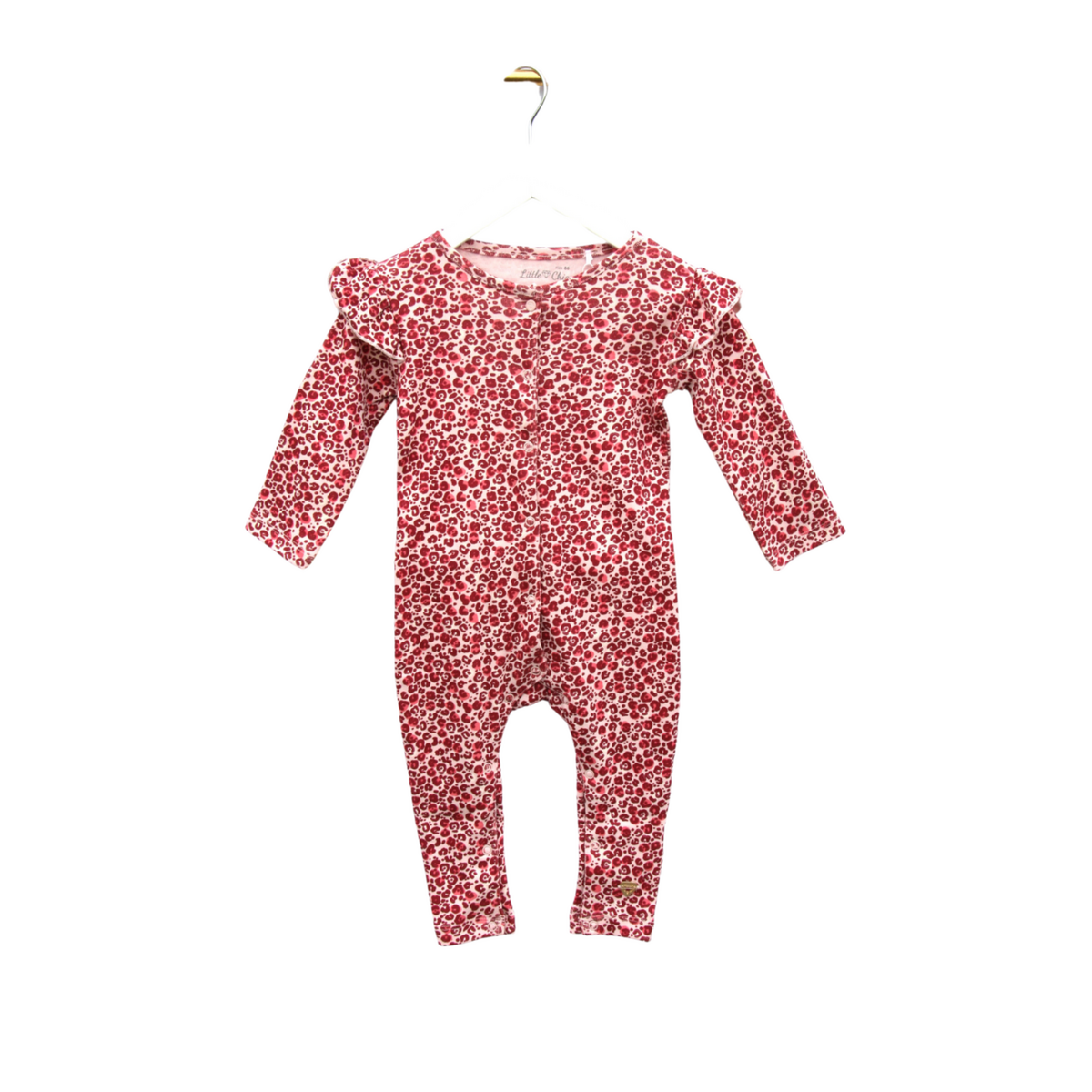 Little Chiq Baby onesie leopard print