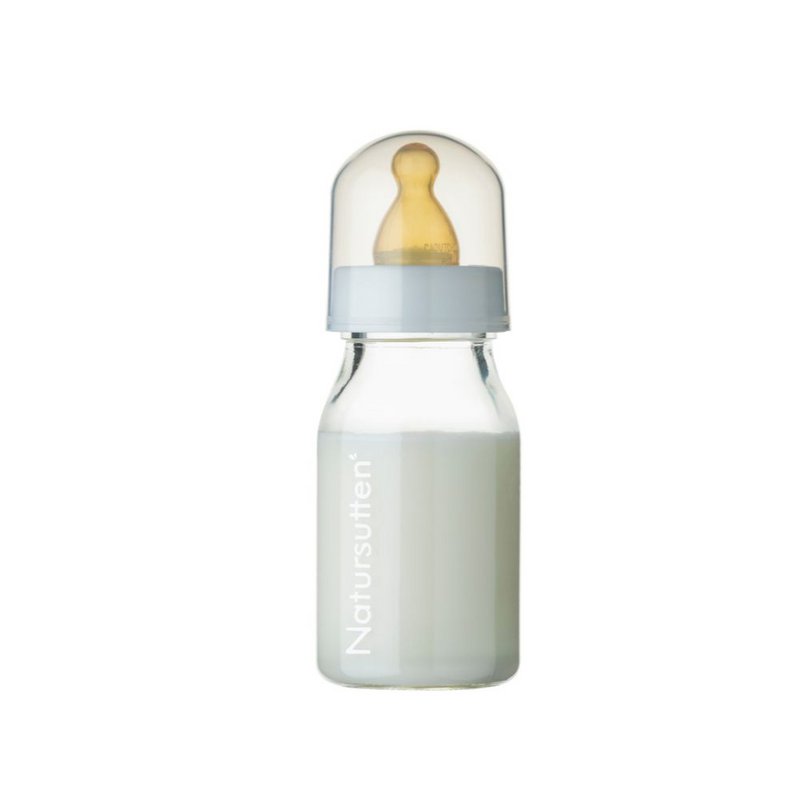 Natursutten sæt af to glas drikkeflasker 110 ml