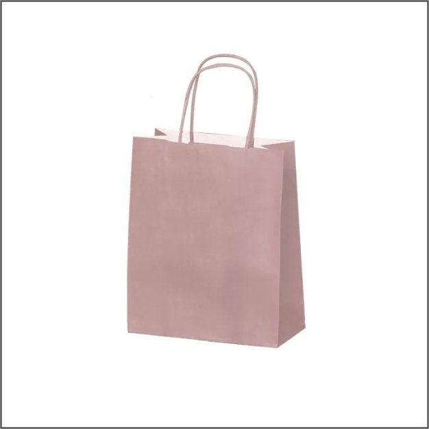 Paper bag - S - Old pink - powder pink (100 pieces)