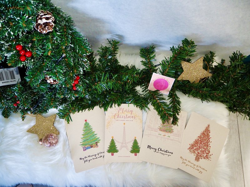 Christmas card 'Blessings of Christmas(tree)