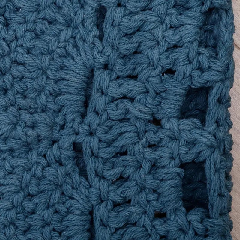 ALMA BLEU tapis enfant crochet