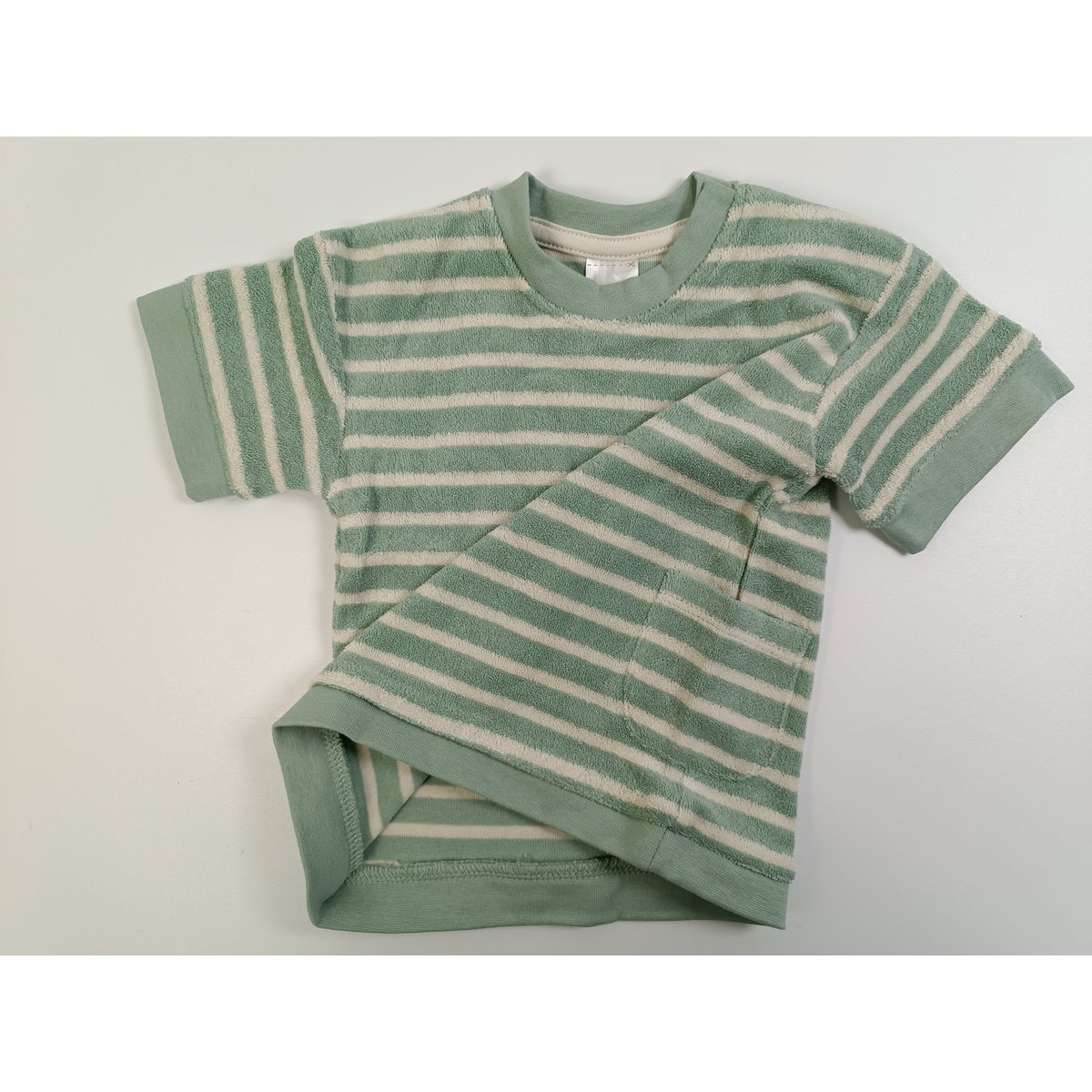 T-shirt short sleeve - knitted terry