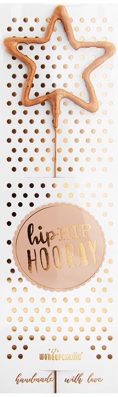 Hiphip hooray Roségold 290 Sortiment 144 Wondercandle® classic