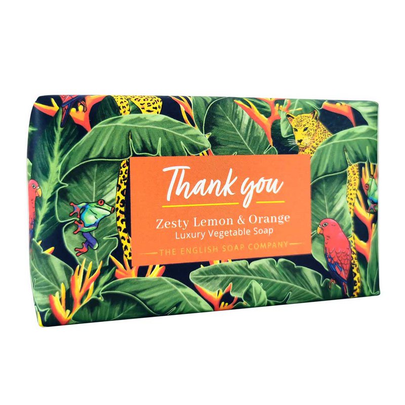 ENGLISH SOAP C° 190g zeep - Thank You - Zesty Lemon&Orange