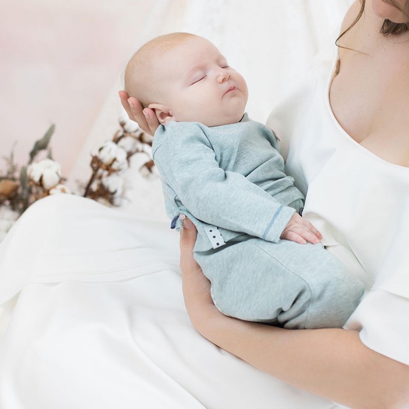 OrganicEra Organic Baby L/S Tshirt, Aqua