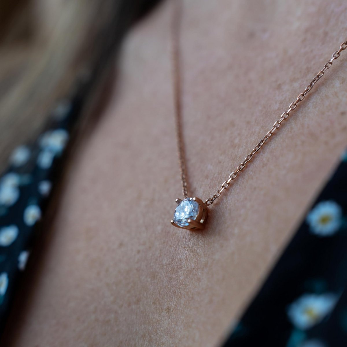 Collier femme "Zircone"