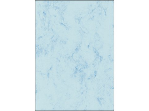 Design paper Sigel A4 200gsm marble blue pack of 50 sheets