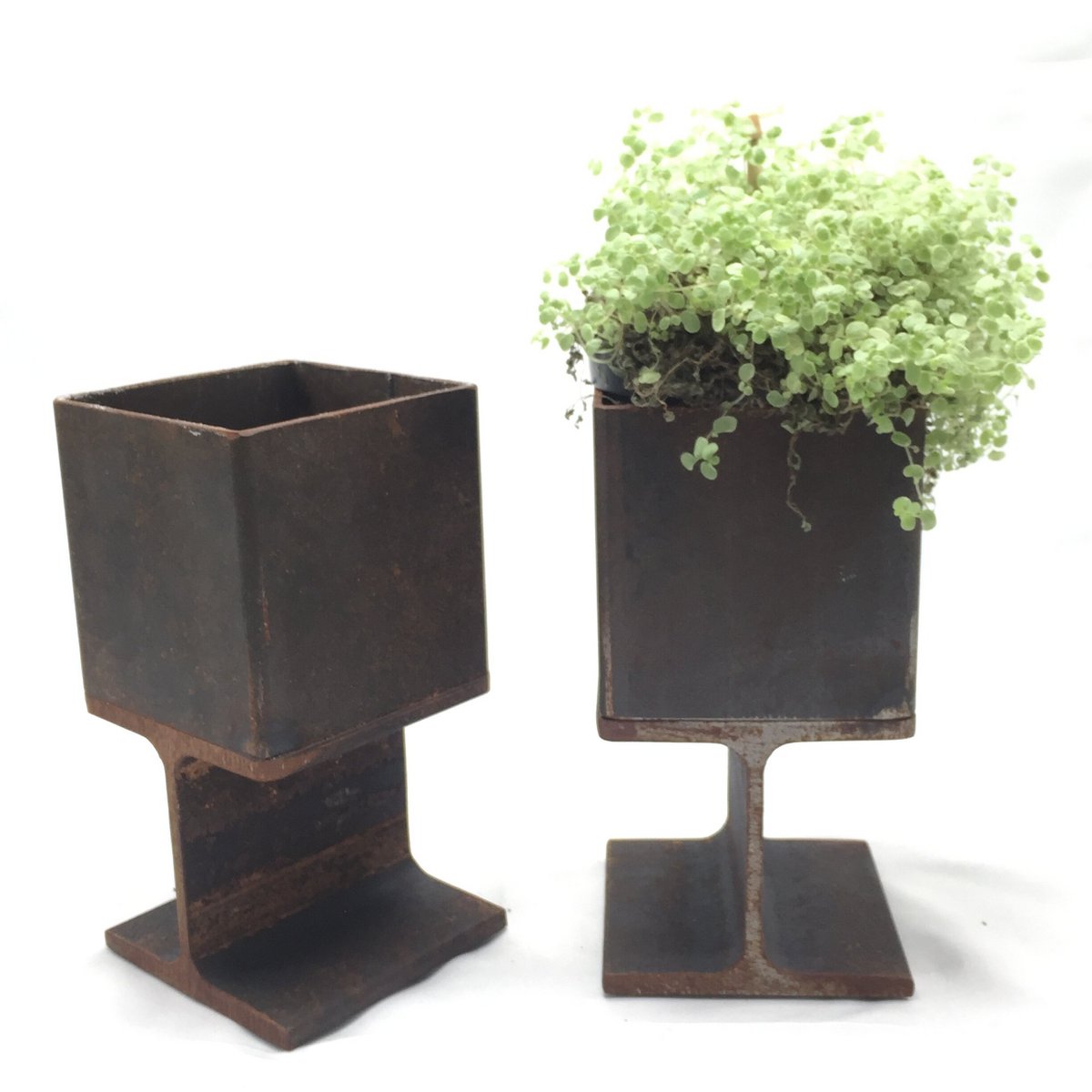 Industrial flower pot series "Steel Plant Pots"