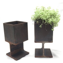 Industrial Blumentopf Serie "Steel Plant Pots"