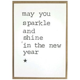Che tu possa brillare e brillare nel nuovo anno