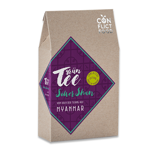 Organic green tea “Silver Shan” Friedenspäckchen